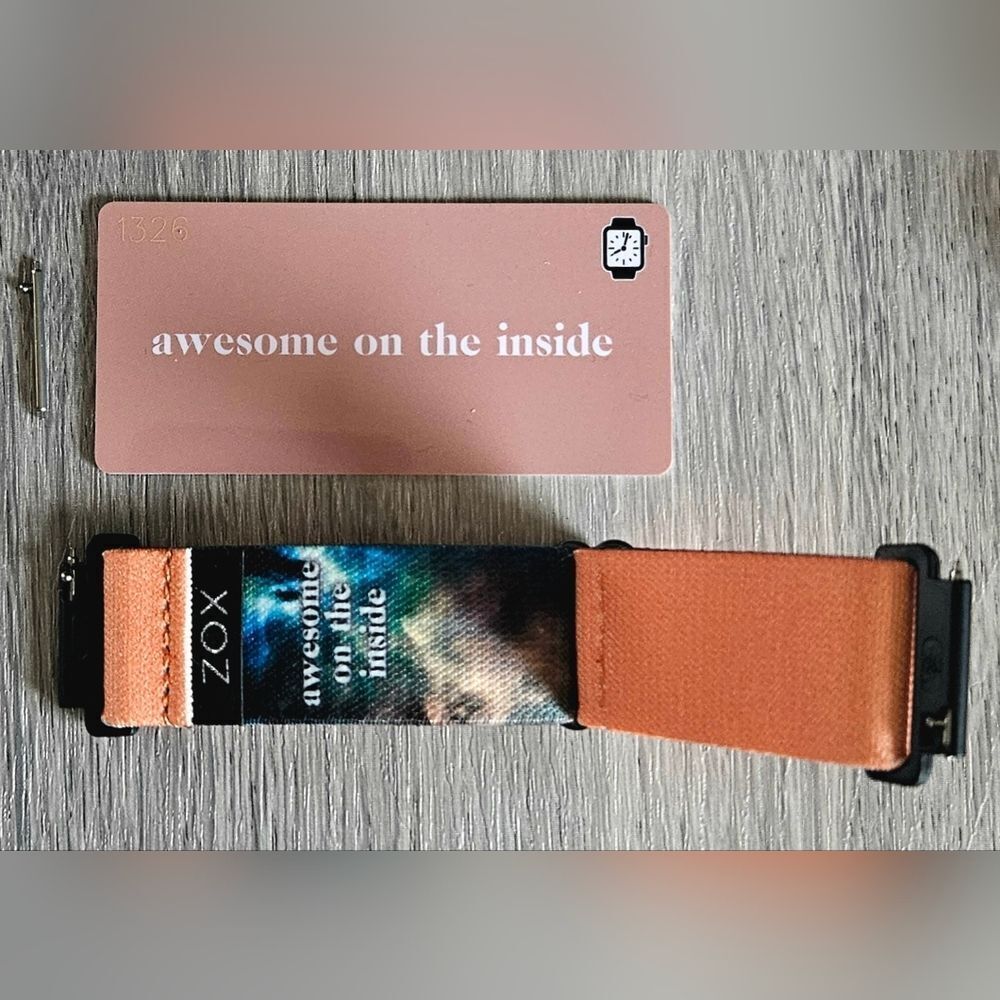 ZOX PAPAYA ORANGE "AWESOME ON THE INSIDE" ANDROID SAMSUNG COLLECTIBLE WATCHBAND - Picture 6 of 12